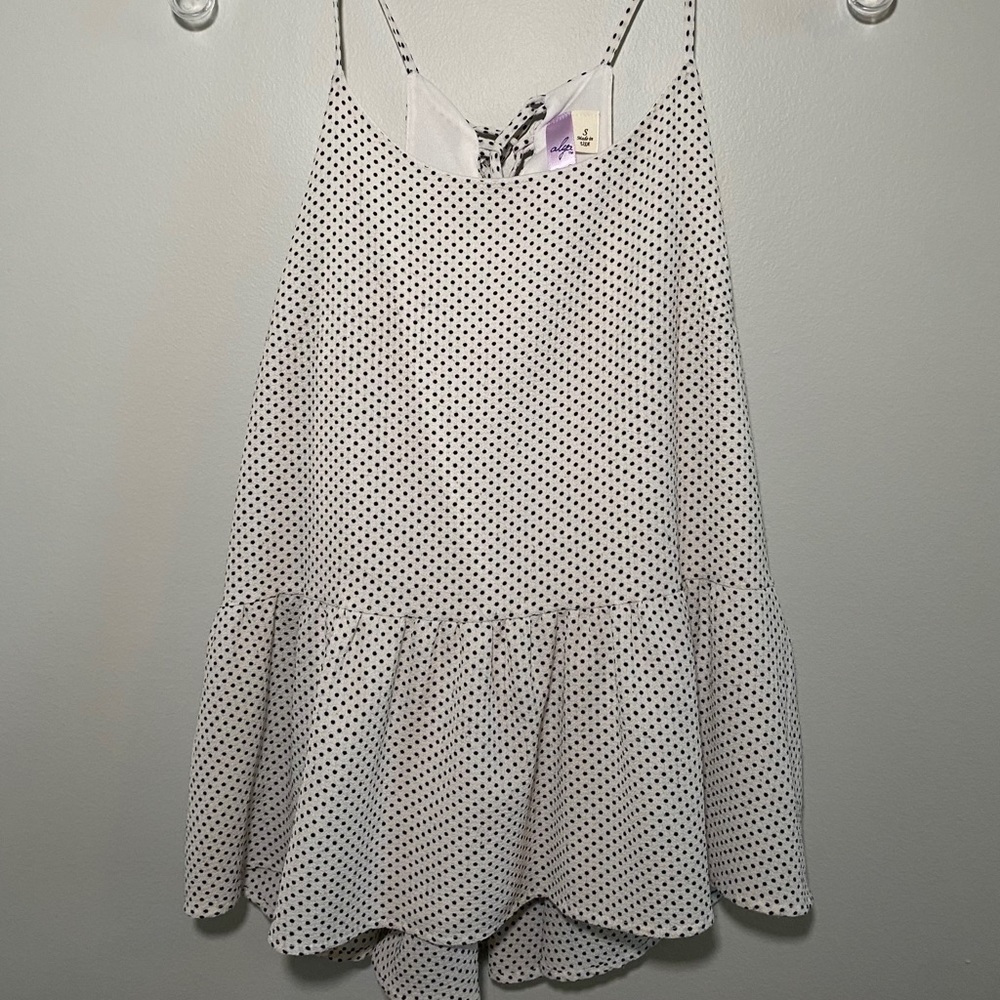 Polka Dot BabyDoll Top